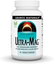 Źródło Naturals Ultra- Mag, Vegan Dietary Supplement, 5- in1 Bioavailable Magnez, Relaxes Muscles & Calms Nerves *, Vegan Capsules (90)
