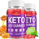 Keto ACV Gummies 1500MG Keto Jabłko Cydr Ocet skomponowany z Granatem Sok z buraków w proszku B12 Wegan Non GMO 120 Gummies