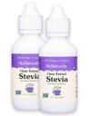 NuNaturals Clear Extract Nustenia, Plant- Based Sweetener, 2 oz, 2 opakowania, Plastic