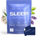 Premia Sen Łaty dla dorosłych - 30 Pack 124; Extra Siła Melatonina Łaty z L- Theanine & Ashwagandha - Śpiąca Łata Dla Resteful Nights, Przyjazne chusteczki & Wygodne - Szybkie aktorstwo, Długotrwałe