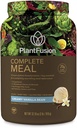 PlantFusion Kompletny shake zastępujący posiłek - Proszek białkowy na bazie roślin z Superfoods, Zielonych i Probiotyki - Wegan, Gluten Free, Soy Free, Non-Dairy, No Sugar, Non-GMO - Vanilla 2 lb