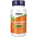 Now Foods Supplements, CurcuFRESSH ™ Curcumin, derived from Fresh Turmeric Juice, Curcumin Juice Complex, 60 kapsułki Veg