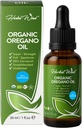 Organic Oregano Oil - 1 Fl Oz (30ml), 80% Carvacrol USDA Organic Oregano Oil Liquid Drops, Concentrated Plant Based, Non-GMO, Suplementy ziołowe