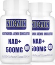 800MG Liposomal NAD + z TMG 300MG, faktyczny NAD + Suplement, Superior Absorption Boost NAD Plus dla energii komórek, Zdrowy Starzenie i Naprawa mięśni 120 Kapsułki (Opakowanie 2)