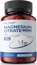 Magnesium Citrate Capsules 500mg Supplement: for Constipation & Health Sleep Support Highly Absorbable Magnesium Element Supplement Complex for Muscle & Digestion Support - Non-GMO & Gluten Free
