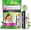Migrena Relief i ból głowy Relief Balm Stick Roll On - 100% Organic Herbal Balm - Szybka ulga od bólu głowy, Migrena, Stuffy Zator nosa, Napięcie szyi - Brak skutków ubocznych Vapor Rub