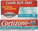 Cortizon- 10 Chłodzenie Relief Anti- Itch Gel 1 oz (Opakowanie po 3)