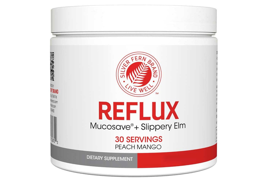 Restruct Digestive Supplement - Peach Mango Flavor - Każdy tub = 30 Scoops = 30 Służenia - Wsparcie Mucosal dla Acid Issues - z Mucosave FG i Slippery Elm Bark (1 Tub)