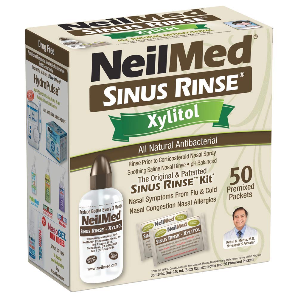 Zestaw NeilMed Sinus Rinse z Xylitolem, 50 liter (opakowanie po 1)
