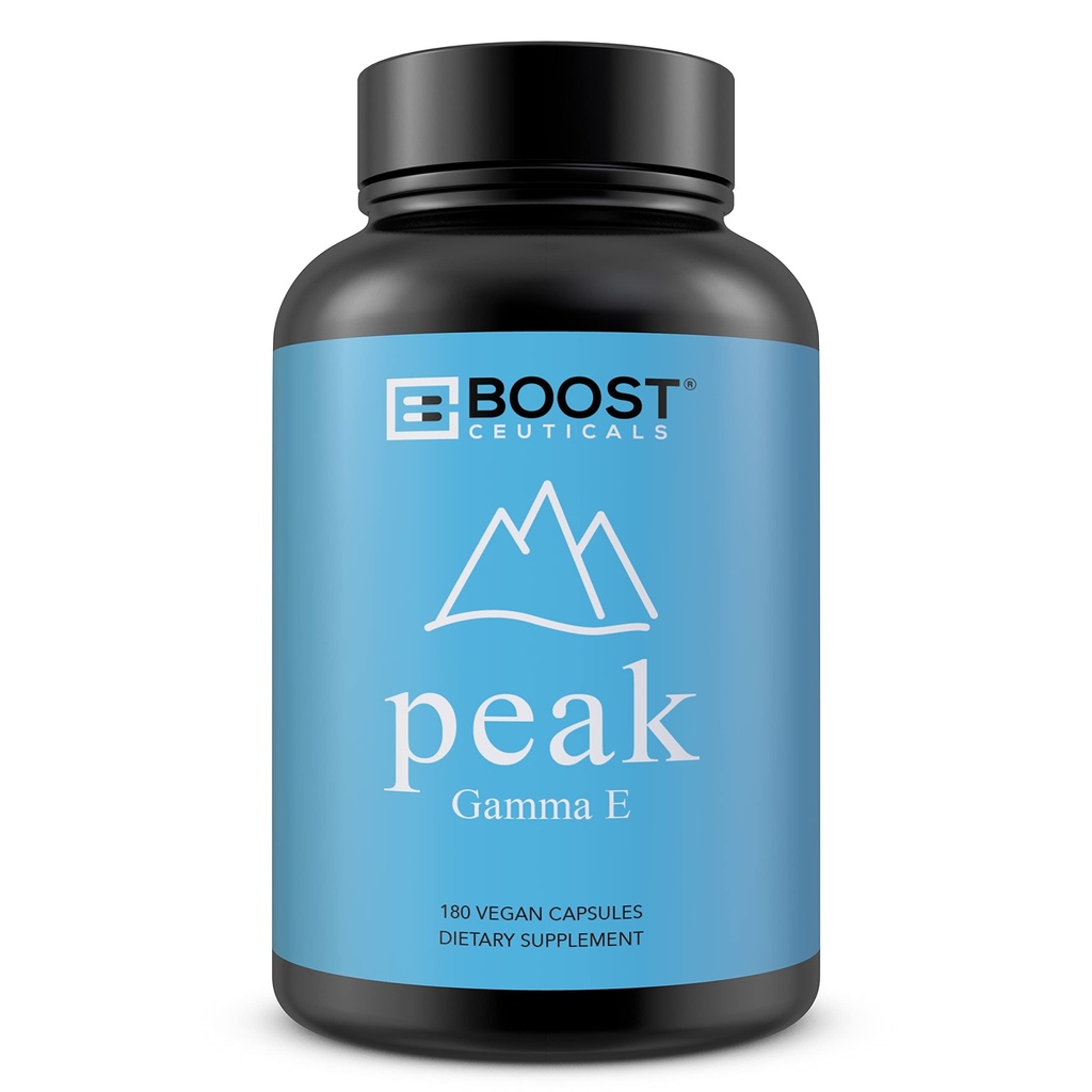 BoostCevitaine Vegan Witamina e Gamma Tocoferol Bis124; 180mg Gamma e Per Serving Bis124; Antyoksydant Immunitet Support 124; Non GMO No Magnezu Stearate No Silica Gluten Free 124; 180 Kapsułki