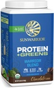 Zielone białko ekologiczne Proszek Superfood 124; Wegański Proszek na bazie białka organicznego Plantan- Proszek Czekoladowy zapachowy z Acids & Superfood mieszanki BCAA 124; Non-GMO Soy Dairy & Gluten Free (Czekolada, 30 Servings)