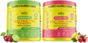 Keto Vitals Cherry Limeade Bundle z limonką malinową - 2 opakowania Bundle Keto Electrolytes Proszek - Electrolytes z potasu, magnezu, sodu, wapnia - Limeade wiśniowy i limonek malinowy
