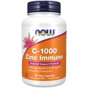 Teraz Foods Supplements, C- 1000 & Cynk Immune, Sezonowa Formuła Wsparcia *, Antyoksydant Protection *, 90 Kapsułki Veg