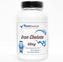 Żelaza Chelate 50 mg / / 200 kapsułki / / Czyste / / przez suplementy PureControl