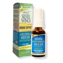 Natural Path Silver Wings Colloidal Silver 150ppm (750mcg) w / Olive Leaf - suplement immunologiczny - 1oz Spray