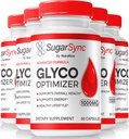 NutraRize (5 opakowań) Sugar Sync Glyco Optimizer Kapsułki, Oficjalna SugarSync Glyco Optimizer, Sugar Sync Joint Optimizer, Sugar Sync Gluco Cleanse Detox Formula, SugarSync Glycol Recenzje (300 kapsułki)
