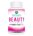 Najlepsza Ziemia Naturals Piękno Witaminy Fitoceramid Pigułki - Supplement Supplement Hydrating skóry z kwasem lipoicznym alfa i więcej, aby pomóc w promowaniu nawodnionej skóry - 30 Count