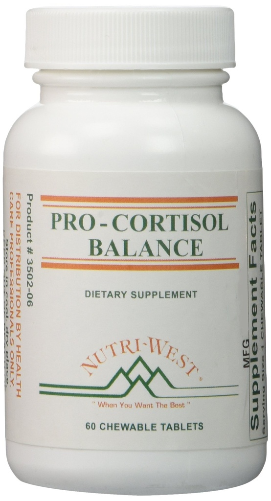 Pro- Cortisol Balance - 60 tabletek do żucia przez Nutri West