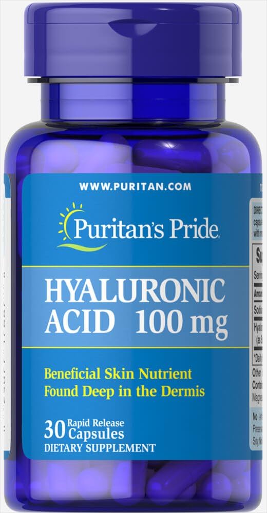 Puritan 's Pride Hialuronic Acid 100 mg- 30 kapsułki
