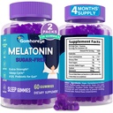 Melatonina Gummies 30 mg dla dorosłych - Maksymalna siła Melatonina Gummies dla Relaks & Soothing, Exgenous Melatonin Suplement z FOS dla immunologicznego, Gut zdrowia i równowagi pH, Sugar Free -120 Liczby