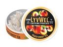 LyvWel Ultra Kofeina Pouch - Peach Sweet Tea - 225mg Naturalna Kofeina z guara- Czysta Energia dla Focus & Mood - 1- Pack (15 Pouches)