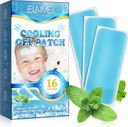 16 Sheets Fever Patches for Kids - Hot Weather Cooling Gel Patches for Adults - Headache Patches - Forehead Fever Cool Pads