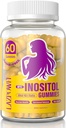 Inozytol Gumiaki z Myo- Inozytolem i D- Chiro Inozytol, Witamina D3, Glicynian magnezu i Cynk - Idealny 40: 1 Stosunek - 30 Supply- 99