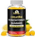 Suplement Gumowy dla kreatora - Lemon aromat kreatora Monohydrat Chews for Energy Boost, Suplement dla kreatora do budowania mięśni i siły, Wegan, Non-GMO 90 Count