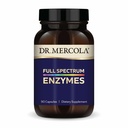 Dr Mercola Full Spectrum Enzymes - 22 Różne Enzymy - Wsparcie Digestive & Immune Health - Pomaga Digest Carbohydrates, Tłuszcze, Białka & Włókna - Non-GMO, Gluten- Free & Soy- Free - 90 Kapsułki