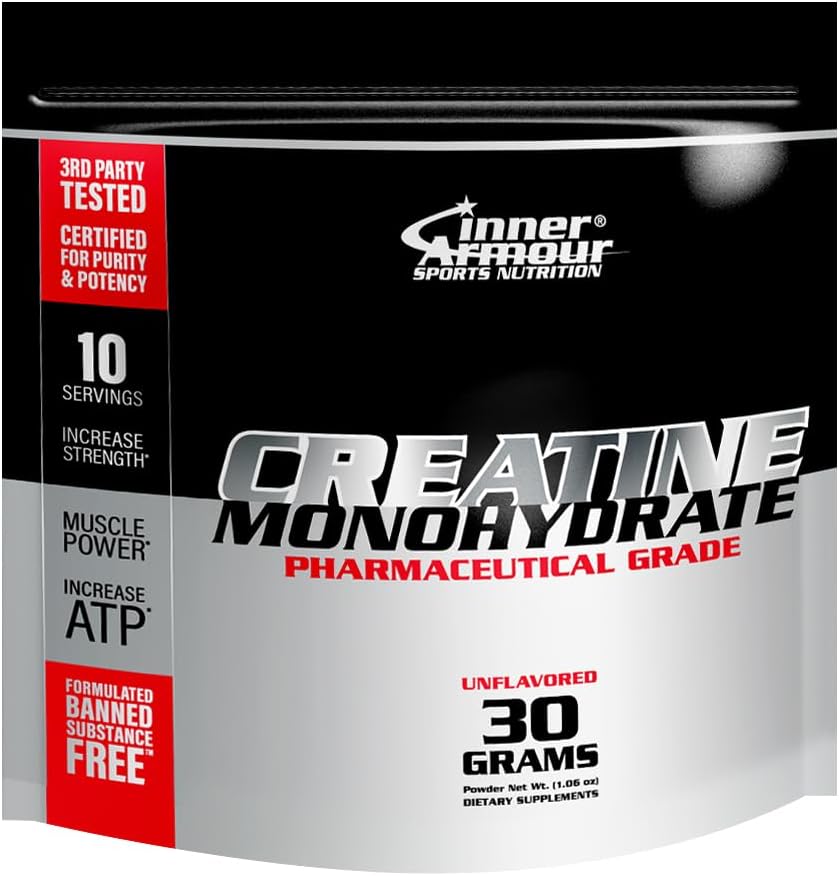 Micronized Creatine Monohydrate Powder - Increase Muscle Strength & Endurance - Fast Dissolving, Flavor-Free, Vegan Fitness Supplement, Keto Friendly - 30 gr or 10 Servings