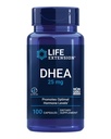 Wydłużenie życia Lit 1000 µg i DHEA 25 mg - Zdrowie mózgu, Anti-Aging, długowieczność, Immune & Sexual Health Supplements - 100 Count Each