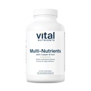 Vital Nutrigents Multi- Nutricents 4 XI124; Citrate / Malate Formula (with Copper and Iron) XI124; Multi witaminy / Mineral Formula with Potent Antioksydants XI124; Bioavailable Form XI124; Non-GMO XI124; 180 kapsułki