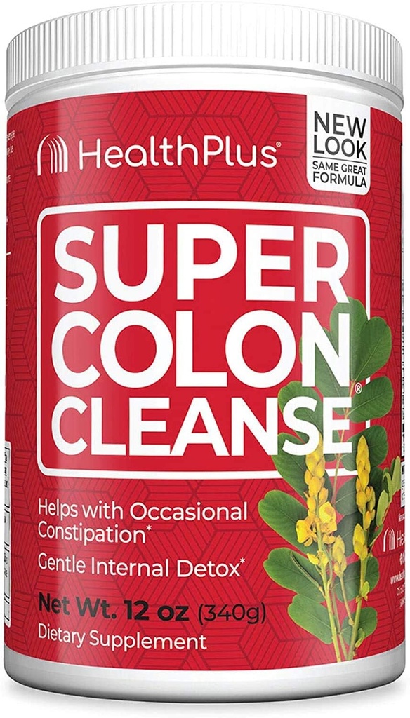 Zdrowie Plus Super Colon Cleanse: 10-dniowy Cleanse -Detox Nex124; Więcej niż 2 Cleanses, 12 Oz