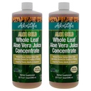 Aloe Life - cały liść Aloe Vera Sok, Organiczny, Bez glutenu (Aloe Gold, 32 oz) 124; 2- Pack
