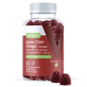 Viteey Jabłko Cydr Gummies i Ginger - 1000 mg Gummies ACV dla utraty wagi, Detox i trawienie - Wegan, Gluten- Free - 60 Count
