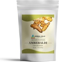 HERBAL HILLS Ambehaldi proszek w proszku Turmerowy / Amba Haldi / Curcuma Amada / Curcuma Longa / Kurkumina w proszku Turmeric Curcumina 124; 16 Oz (454 GMS)