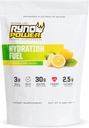 Ryno Power Hydration Fuel Electrolyte Drink Mix 2lb (20 Servings) 'Lemon Lime' - Advanced Electrolyte Formula + BCAA 's - Gluten Free - Trwały odzysk energii i mięśni