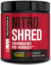 Jacked Factory NITROSURGE Shred PreWorkout Supplement - Energy Booster, Instant Strength Gains, Sharp Focus, Potężne pompy - Aciric Oxide Booster & PreWorkout Powder - 30Sv, Blueberry Lemonade