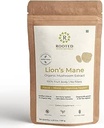 ROOTED Active 's Lions Mane Mushroom Extract Powder USDA Organic, 38% Zweryfikowane Beta Glucans do 124; Cognition, Clarity, Focus & Mood, Brain Health Support (4.23 unce)