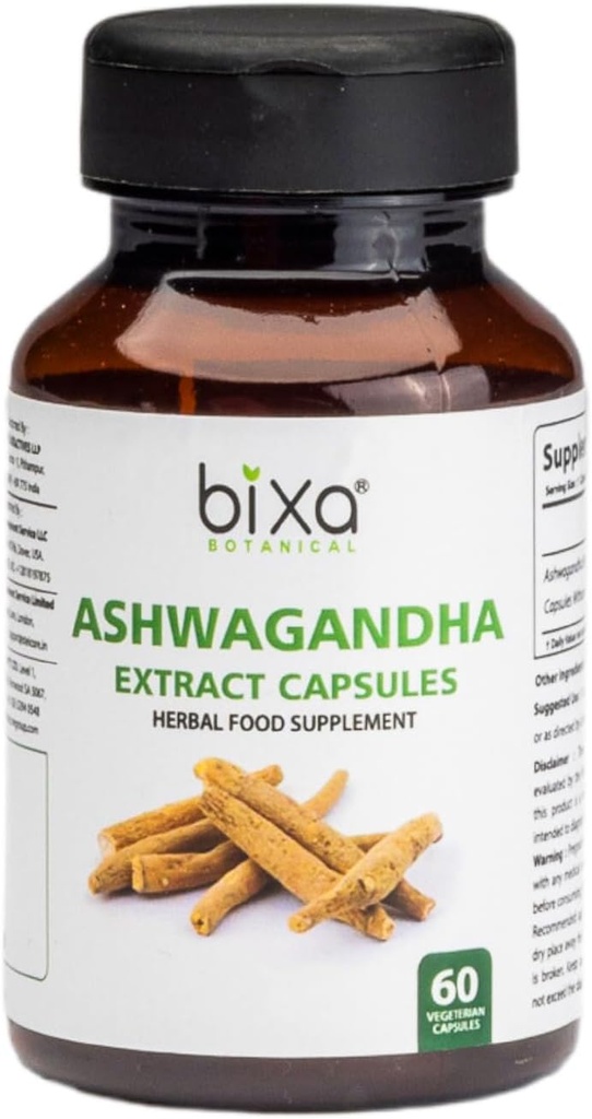 Bixa BOTANICAL Ashwagandha Extract (Withania Somnifera Root) (60 sztuk (opakowanie po 1))