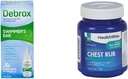 Debrox Swimmer 's Ear Drops, 1 Fl Oz and Healthwise Medicated Chest Rub, 4 oz. Paleta