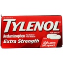 Tylenol Extra Siła Kapsułki z 500 mg Acetaminofen, Ból Reliever & Fever Reduktor, 100