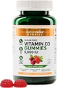NatureWise Witamina D3 5000 j.m. Gummie - Bezcukrowy mieszany aromat jagodowy - Gummie witaminy D dla dorosłych, Wspiera odporność, mięśnie i wytrzymałość kości - Żelatyna - wolne, Non-GMO - 90 Gummie [45- Day Supply]