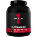 Artykuł 1 Czysty Gainer - Wysokobiałkowy Lean Gain Formuła z 560 Kalorii, 30g białka Full- Spectrum, Ponad 90g węglowodanów, Pod 6g tłuszczu (15 Słupki, Czekoladowe Fudge)