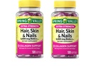 Anexa Spring Valley Extra Siła Biotin Włosy, skóry i paznokci Suplement diety, 5000 µg, 120 Count (Opakowanie po 2), 240 Count (Opakowanie po 1)