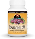 Źródło Naturals Resveratrol, dla serca i zdrowego starzenia * 200 mg - 60 tabletek