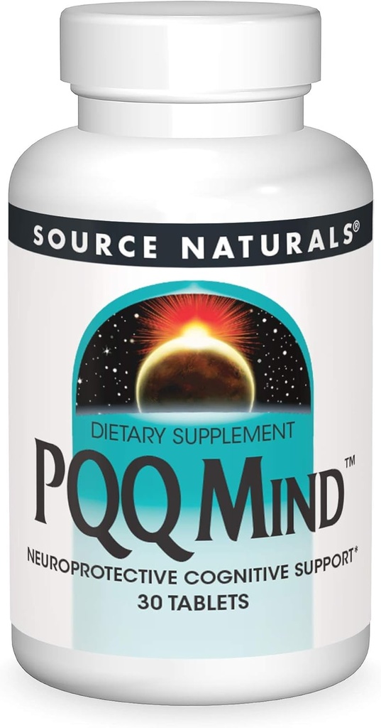 Źródło Naturals PQQ Mind, Neuroprotective Cognitive Support * - 30 tabletek