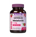 Bluebonnet Nutrition EarthSweet Melatonina 1 mg Szybkie szybkie rozpuszczanie relaksacji nocnej i niespokojne wsparcie snu - Pomoc na sen - Bez glutenu, Wegan - Smak - Pigmenty do żucia Malina