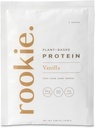 Rookie Wellness Plant- Based Probiotic Protein - Organic Pea Protein Powder with Complete Acid Acid Profile, Gut- Zdrowe Prebiotyki i Probiotyki, & Ponad 25 Witaminy i Minerały (10 Sachets, Vanilla)